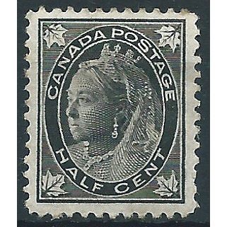 Canada 1897 SG142 1/2c Black Mounted Mint ....