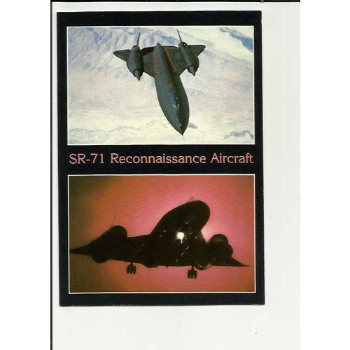 Aviation U.S. AIR FORCE SR-71 RECONNAISSANCE Postcard by Smith-Western (CT-2197)