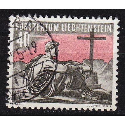 LIECHTENSTEIN [1955] MiNr 0337 ( O/used ) Sport