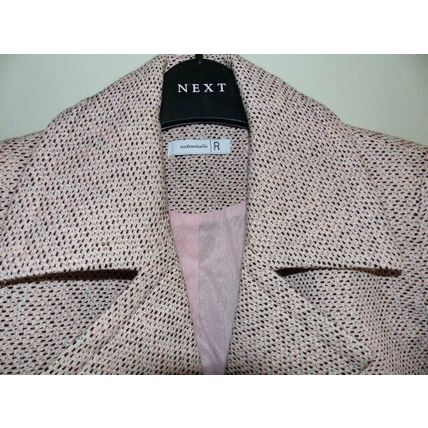 size 6,LA REDOUTE Short Double-Breasted Pea Coat in Jacquard Cotton Mix