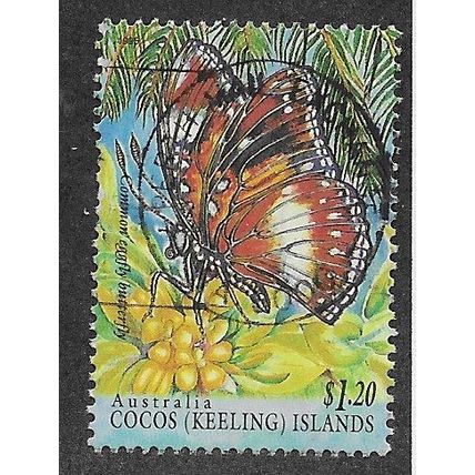 CKI 1995 $1.20 'COMMON EGGFLY BUTTERFLY' FINE USED (EBID71-845)