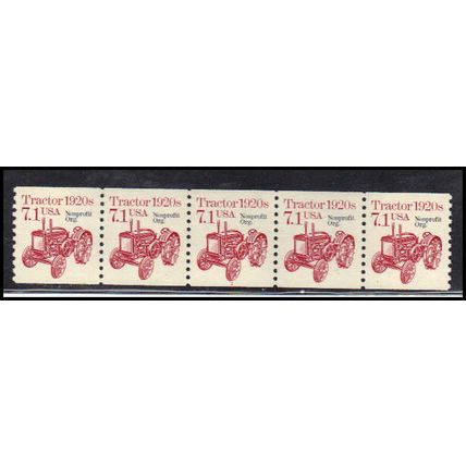 2127a 7.1c Tractor Very Fine MNH Dry Gum PNC 1/5 X0740
