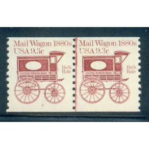 1903 9.3c Mail Wagon Fine MNH Dry Gum CNP Left 2 W0152