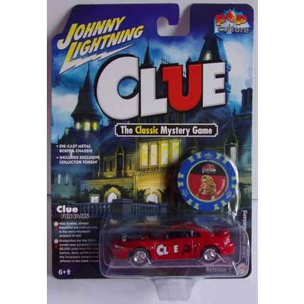 JOHNNY LIGHTNING ' POP CULTURE ' CLUE 2000 FORD MUSTANG (2022)