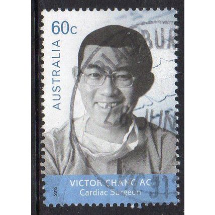 Australia 2012 Medical Doctors - Victor Chang 60c Sheet Used
