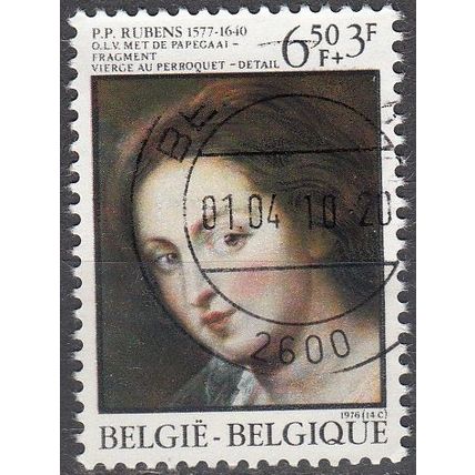 Belgique 1976 Michel 1870 O Cote (2008) 0.60 € La Vierge Perroquet Cachet rond