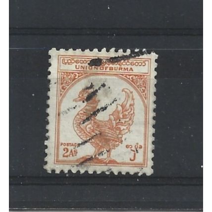 Burma.SG104 2a Hintha (legendary bird) (Orange).Fine Used.Jul25b
