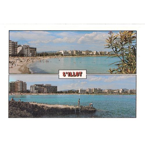 S'ILLOT MALLORCA, Spain vintage postcard unposted multi view =