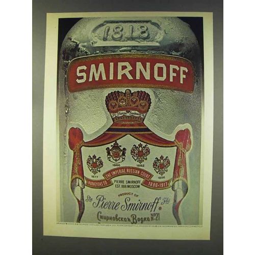 1977 Smirnoff Silver Vodka Ad