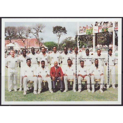 Nevis 1997 SG 1060-2 & MS1063 UMM - Sport/Cricket (E-446)