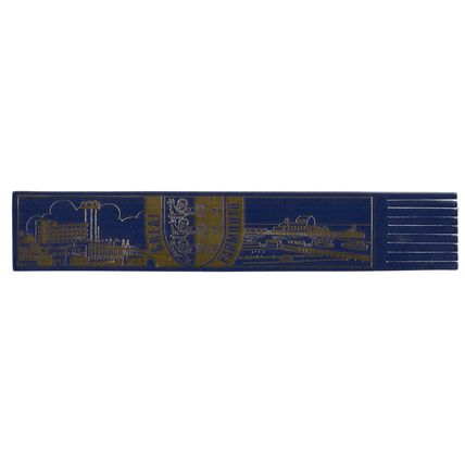 GREAT YARMOUTH, NORFOLK. unused Leather Bookmark 178 =
