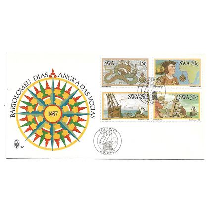 South West Africa.Discovery of SWA (1st series).Dias set of 4.F/Day Cover.Dec20