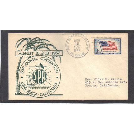 Event 63rd SPA Exhibit 1094 4c Flag (Cachet-Typed/A) CV41343