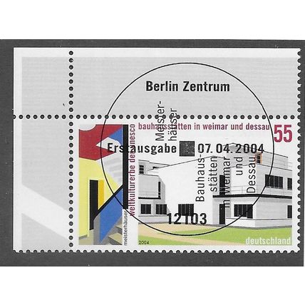 GER 2004 55c 'BAUHAUS DESIGN GROUP' (CORNER MARGIN) FINE USED (EBID75-382)