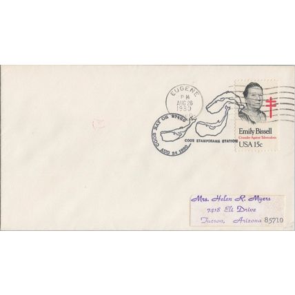 ZAYIX US Event Cover - Coos Bay Station Stamporama - Whales Cancel 050922-SM42