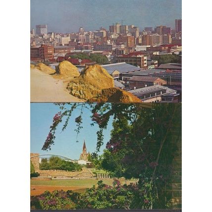 Windhoek Mitchell Zoo Park Johannesburg Fly Plane South Africa 2x Postcard