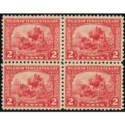 549, Mint VF NH 2¢ Block of Four Stamps *-* Stuart Katz