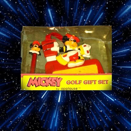 VINTAGE MINNIE MOUSE (WALT DISNEY) GOLF APPLAUSE BAG TAG LUGGAGE TAG NEW!!