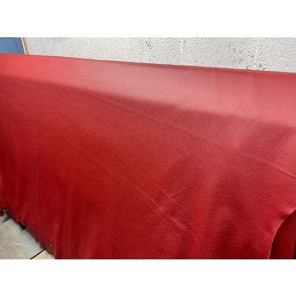 Italian Full Whole Leather Cow Hide Colour Wine/Claret, 48 sq ft per hide