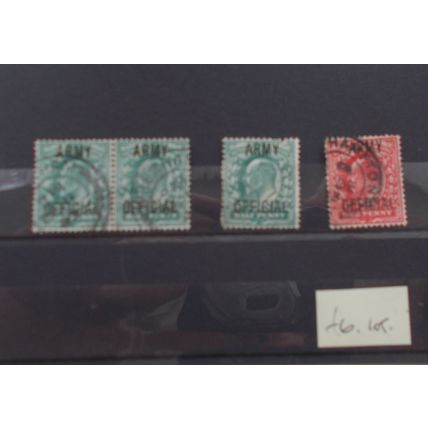 GREAT BRITAIN OFFICIAL USED STAMPS ( LOT 2 )