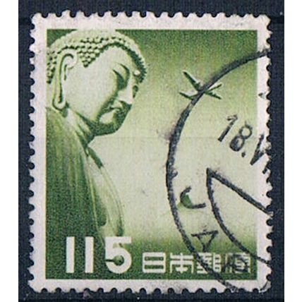 Japan 1953 SG709 j54 Great Buddha, Kamakura 115y Used Stamp