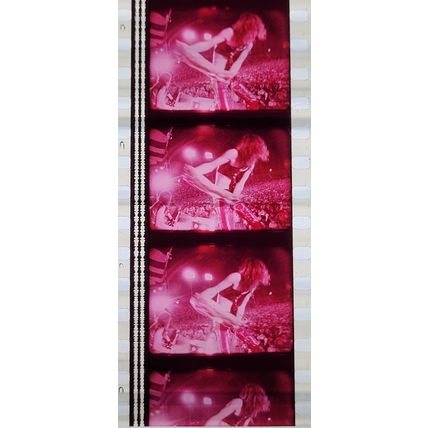 ALICE COOPER. Pk MTP - c078Z . 1 STRIP OF 5 - 35MM FILM CELLS.