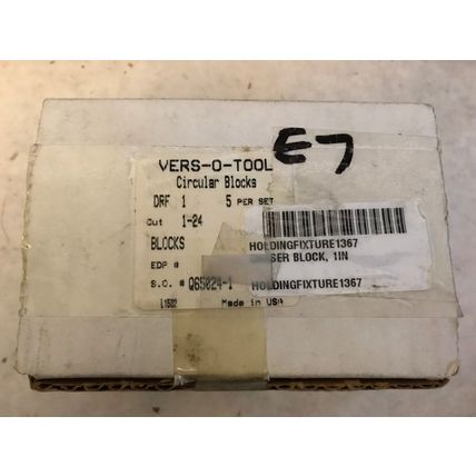 VERS-O-TOOL CIRCULAR BLOCKS 1"-24 UN CIRCULAR DIE BLOCK DRF-1 1-24,EK