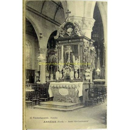 ARNEKE NORD, AUTEL ST GOERVAERD, FRANCE, Postcard