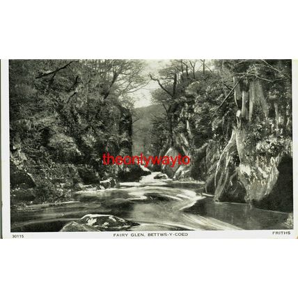 Fairy Glen, Bettws-Y-Coed, Wales, 30115 Frith Silverpoint Postcard