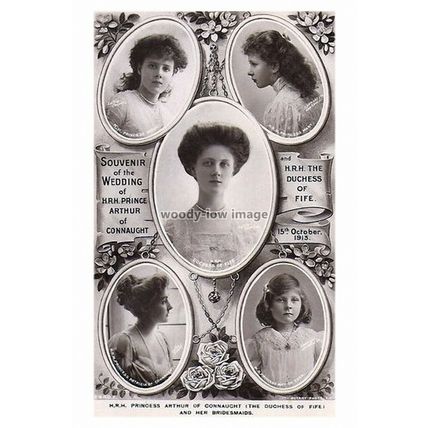 rp01806a - Princess Arthur of Connaught & Her Bridesmaids - print 6x4