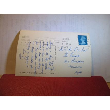 LOCH BROOM, ULLAPOOL, ROSS-SHIRE, used postcard 1975 postmark =