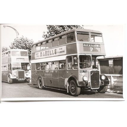 Black & White Photograph of Southern Vectis Omnibus Co. Ltd - GDL 712