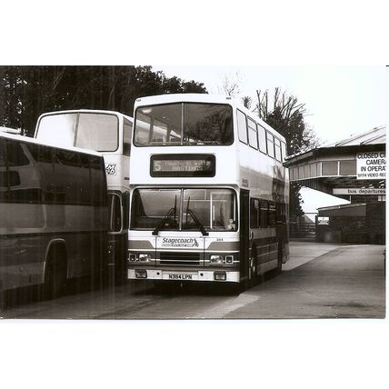 Black & White Photograph of Stagecoach South Coast Buses Ltd. - N384 LPN