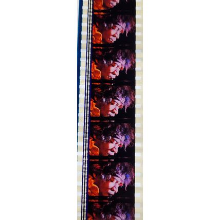 Jimi Hendrex. Pk MTP - A026Z . 1 STRIP OF 5 - 35MM FILM CELLS. A very rare strip