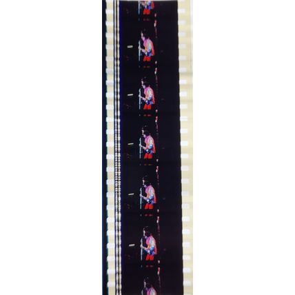 Jimi Hendrex. Pk MTP - C053A . 1 STRIP OF 5 - 35MM FILM CELLS. A very rare strip