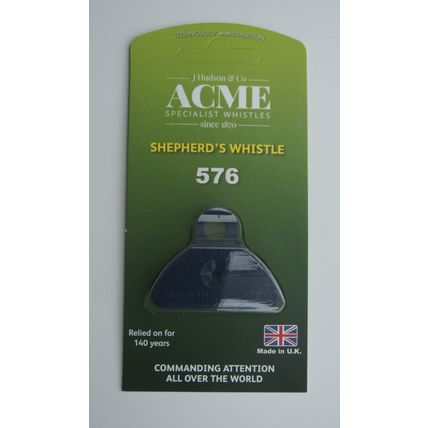 GENUINE ACME 576 SHEPHERDS WHISTLE PLASTIC or SILVER NICKEL PLUS BLACK LANYARDS