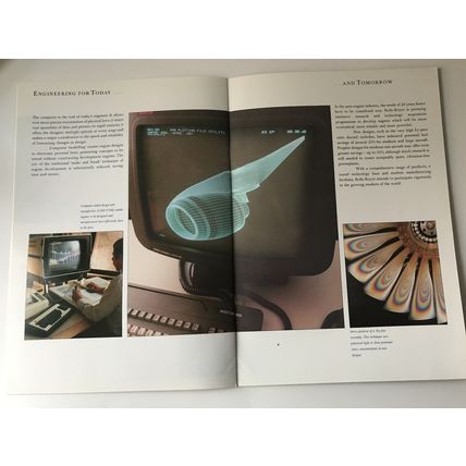 ROLLS ROYCE 1986 Jet Engines UK Mkt Factory Publicity Financial Company Brochure