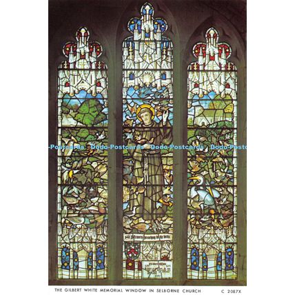 D028374 The Gilbert White Memorial Window in Selborne Church. Judges