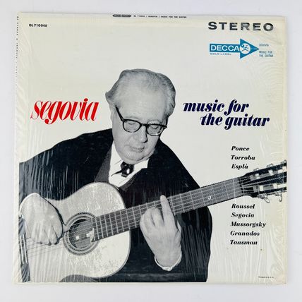 Andrés Segovia – Music For The Guitar Vinyl LP Record Album DL-710046