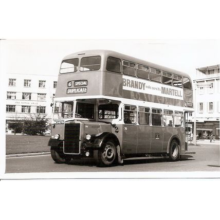 Black & White Photograph of Plymouth Corporation Transport - MCO 670