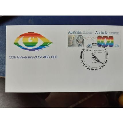 Australia 1982 anniv ABC melbourne 3000 pictorial postmark FDC