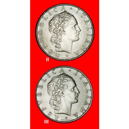 Ⰶ VULCAN (1954-1989):ITALY★50 LIRAS 1988R 2 DISCOVERY COINS★LOW START★NO RESERVE