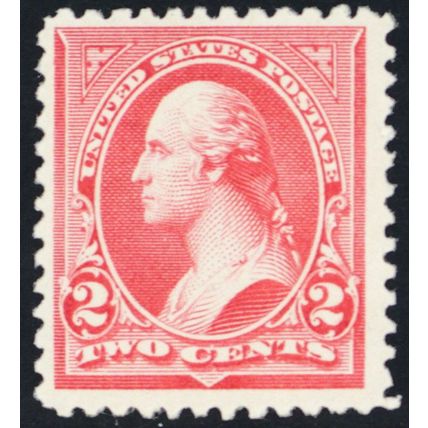 252, Mint VF LH 2¢ - Nice Centering & Fresh - Stuart Katz