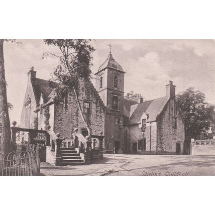 EC86 STIRLING GUILDHALL . PRINTED POSTCARD