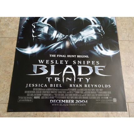 Blade Trinity - Movie Poster with Wesley Snipes as Blade and Ryan Reynolds
