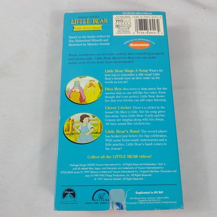 Nick Jr. Littel Bears Band 4 musical Tales by Maurice Sendak 2000- VHS Tape Used