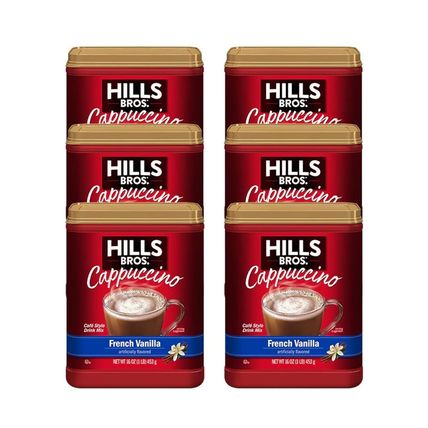 Hills Bros. Instant Cappuccino Mix, French Vanilla - Easy to Use, Enjoy Coffeeho