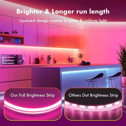 Neon Rope Lights, 10FT IC+RGB LED Strip Lights, App+Remote Control, Outdoor IP67