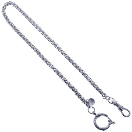 Stainless Steel Pocket Watch Chain Albert Chain Spiga Chain Swivel Clasp
