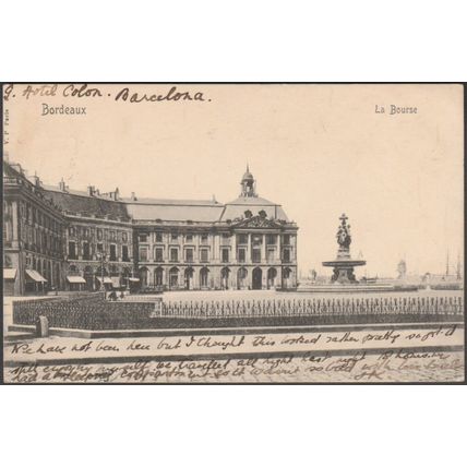 La Bourse, Bordeaux, c.1900-05 - Victor Porcher CPA